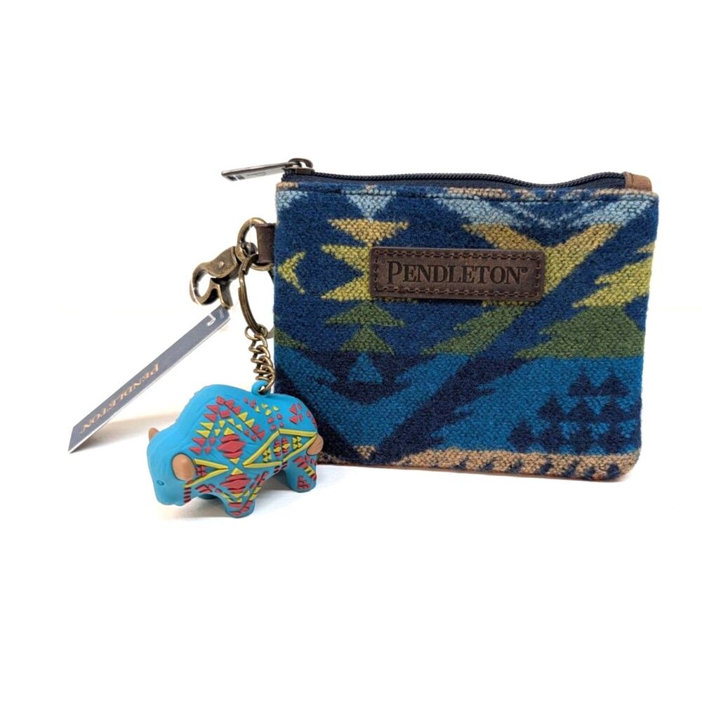 NWT Pendleton Bison Card Holder/Wallet/Keychain